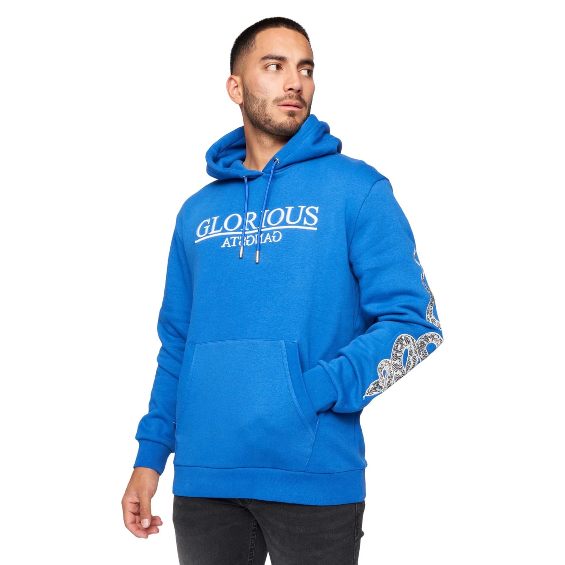 Glorious Gangsta Herren Pythonidae Kapuzenpullover XXL blau von Joom DACH