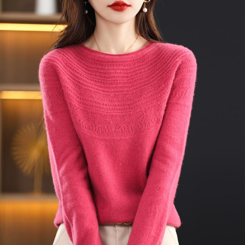 Gnade Komfort Herbst Winter Weibliche Mock-Neck Kaschmir 100% Merino Wolle Twisted Pullover Frauen Gestrickte Pullover Mode Lose ClothingTops XXL koralle rot Gnade Komfort Herbst Winter Weibliche Mock-Neck Kaschmir 100% Merino Wolle Twisted Pullover Frauen Gestrickte Pullover Mode Lose ClothingTops XXL koralle rot von Joom DACH