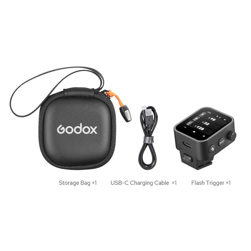 Godox X3L 2,4G Kabelloser Blitzauslöser-Sender TTL Autoflash mit großem OLED-Touchscreen Support Leica camera schwarz von Joom DACH