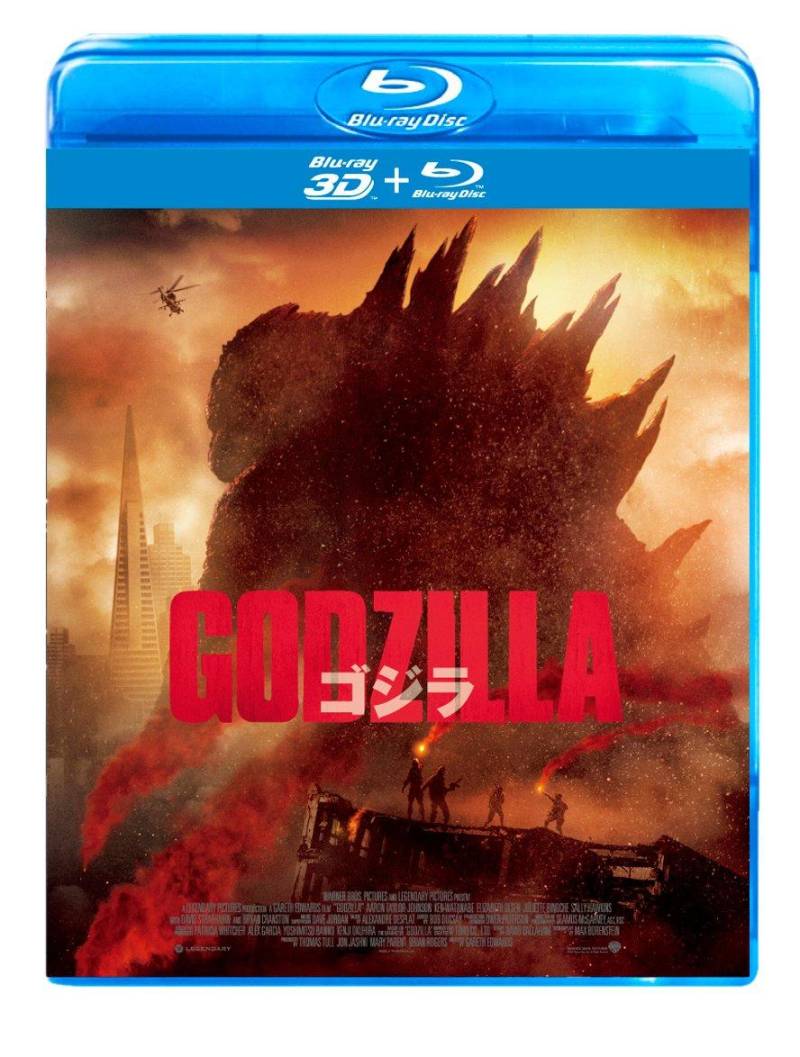 Godzilla 2014 3D & 2D Blu-ray 3er-Set von Joom DACH