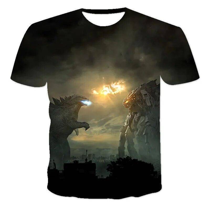 Godzilla Vs Monster King Kong T-Shirt 3D-Digitaldruck T-Shirt Cartoon Kinder Jungen Mädchen Kurzarm Sommerkleidung Geschenk 110cm Godzilla Vs Monster King Kong T-Shirt 3D-Digitaldruck T-Shirt Cartoon Kinder Jungen Mädchen Kurzarm Sommerkleidung Geschenk 110cm von Joom DACH