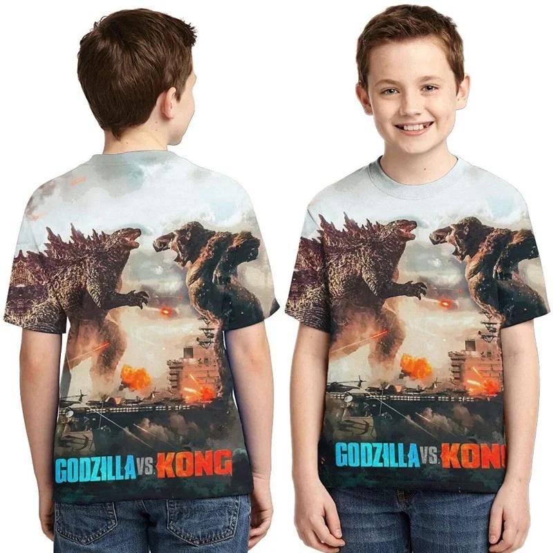 Godzilla Vs Monster King Kong T-Shirt 3D-Digitaldruck T-Shirt Cartoon Kinder Jungen Mädchen Kurzarm Sommerkleidung Geschenk 150cm Godzilla Vs Monster King Kong T-Shirt 3D-Digitaldruck T-Shirt Cartoon Kinder Jungen Mädchen Kurzarm Sommerkleidung Geschenk 150cm von Joom DACH