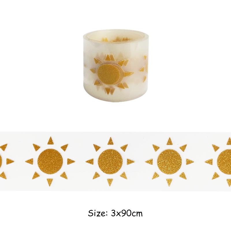 Gold Silber Weiß Eisen Auf Patch Bänder Wärme Drücken Applizierte Kleidung Aufkleber Parches Ropa Diy Patches Für Pet Puppen Kleidung taschen 3x90cm von Joom DACH