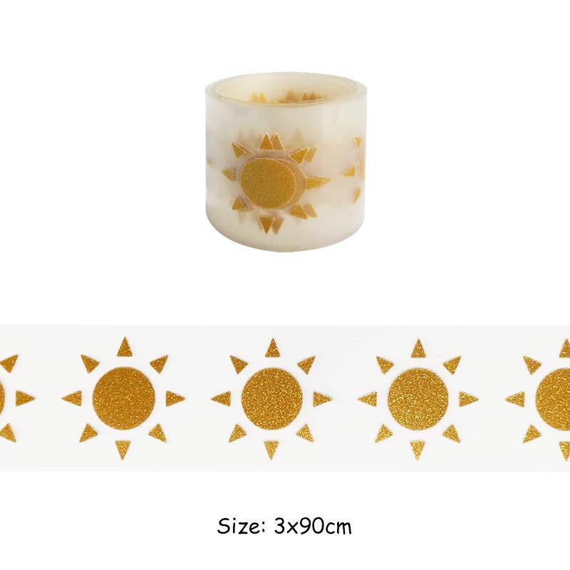 Gold Silber Weiß Eisen Auf Patch Bänder Wärme Drücken Applizierte Kleidung Aufkleber Parches Ropa Diy Patches Für Pet Puppen Kleidung taschen 3x90cm von Joom DACH