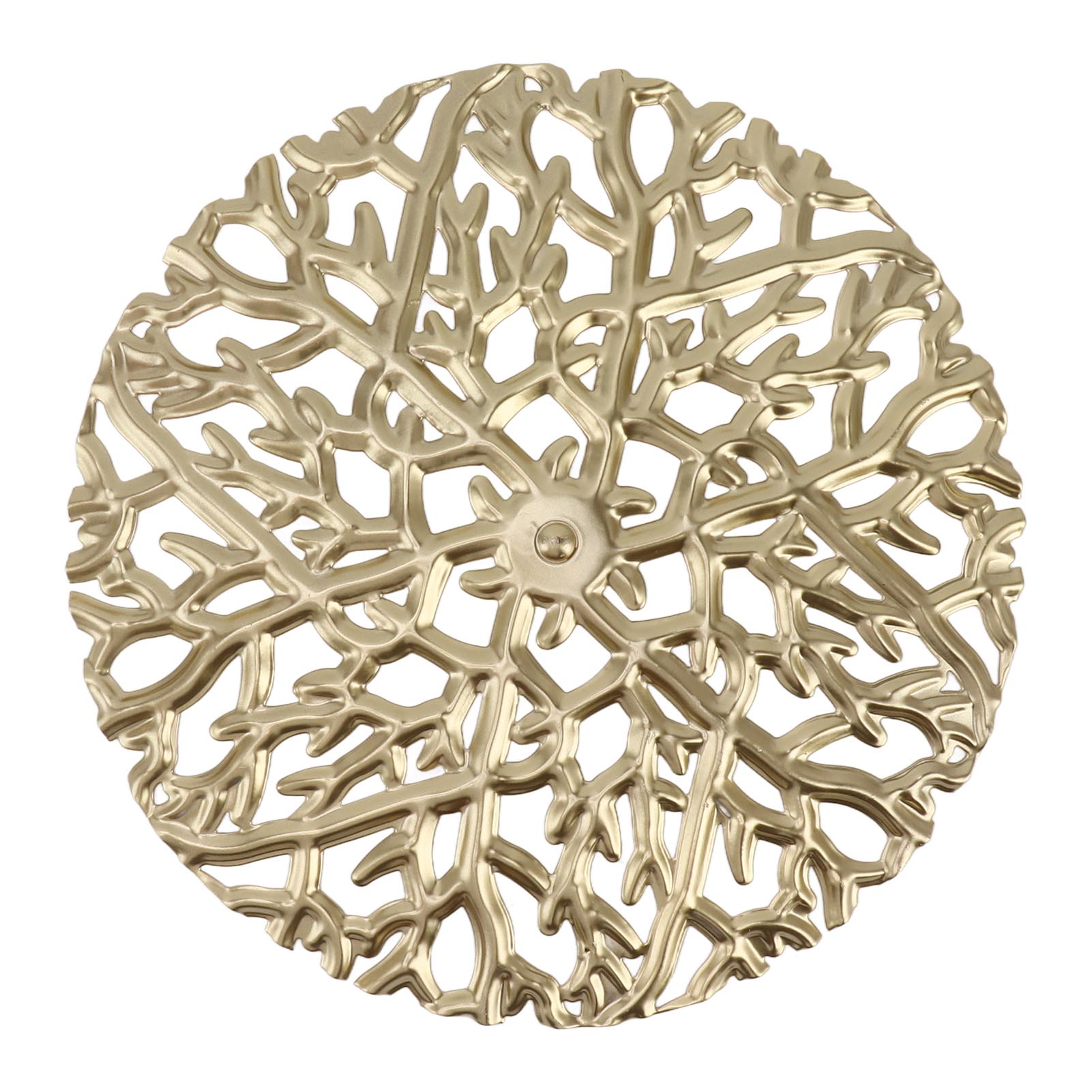 Gold Wandkunst Set Eisen Exquisite Baumzweig Runde Form Hohles Design Metall Wandbehang S von Joom DACH