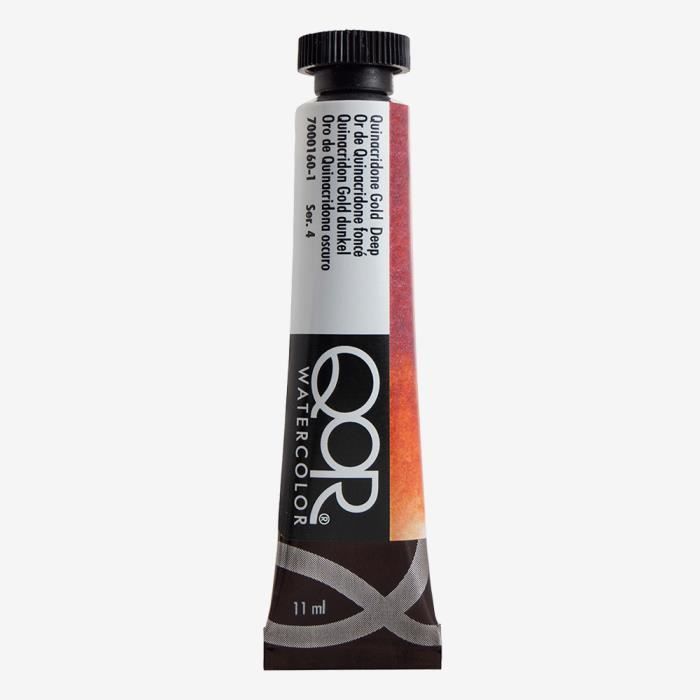 golden : Qor : Aquarellfarbe : 11 ml : Chinacridon Gold Dunkel von Joom DACH