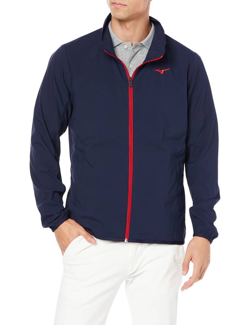 Golfbekleidung Move Blouson Dauerhaft Wasserabweisend Stretch Weich Kompakte Aufbewahrungstasche Inklusive 52ME9A01 Tiefes Marineblau XL bis Japanische Größe [Mizuno] Herren von Joom DACH