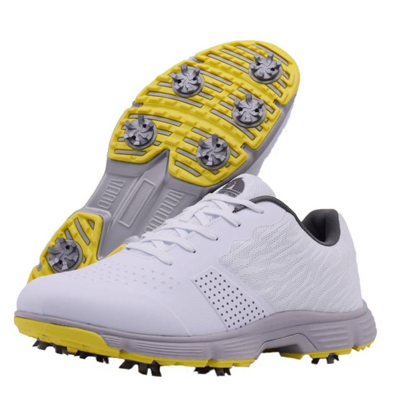 Golfschuhe für Herren, Größe 8,5–11, atmungsaktives Mesh, rutschfeste Gummisohle, wasserdicht, professionelle Spikes 9 weiß Golfschuhe für Herren, Größe 8,5–11, atmungsaktives Mesh, rutschfeste Gummisohle, wasserdicht, professionelle Spikes 9 weiß von Joom DACH