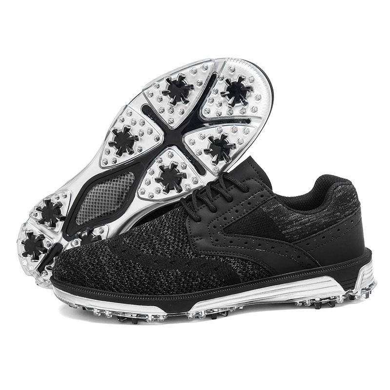 Golfschuhe für Herren, zum Training, Outdoor-Walking, Golfzubehör, Turnschuhe, rutschfest, sportliche Golfschuhe, Trainer, Caddy-Schuhe, Größe 40–47 47 von Joom DACH