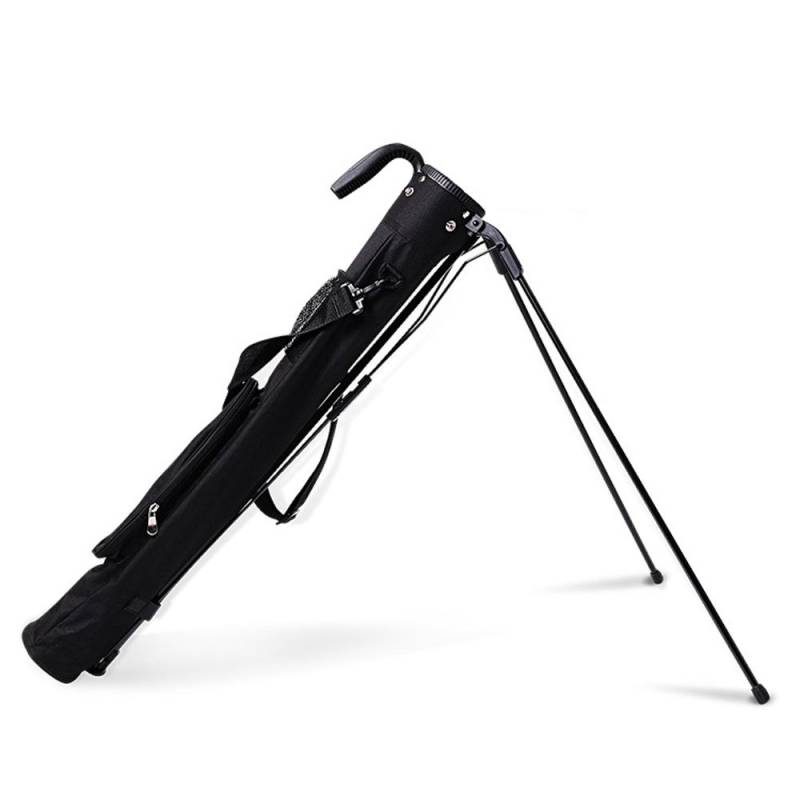 Golftasche, leichte Stand-Tragetasche, Golfschläger-Organizer mit verstellbaren Schultergurten schwarz von Joom DACH