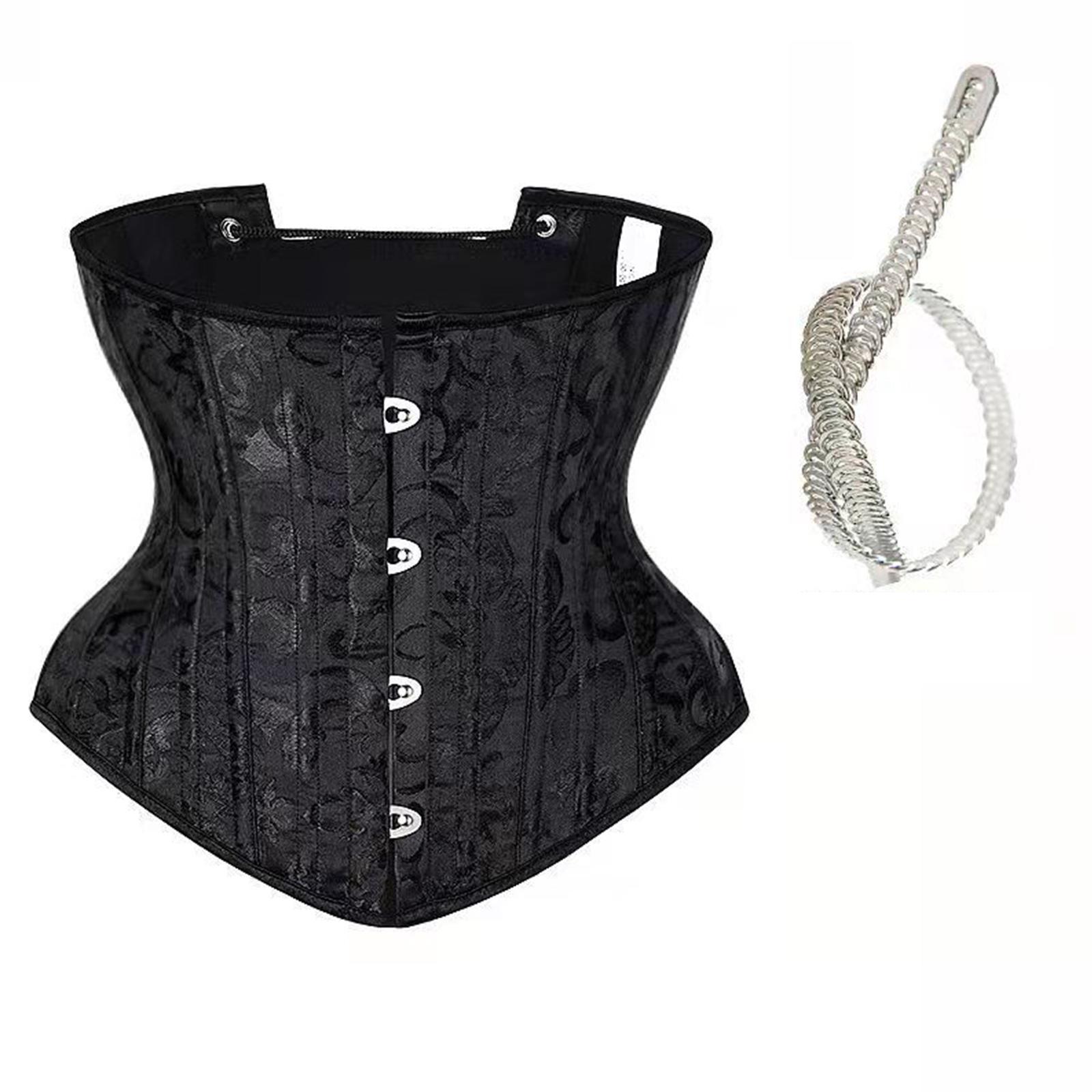 Gothic Einfarbig Lift Up Weibliche Taille Korsett Breiten Spandex Gürtel Frauen Mode Abnehmen Bund Einstellbare Korsetts 2XL von Joom DACH