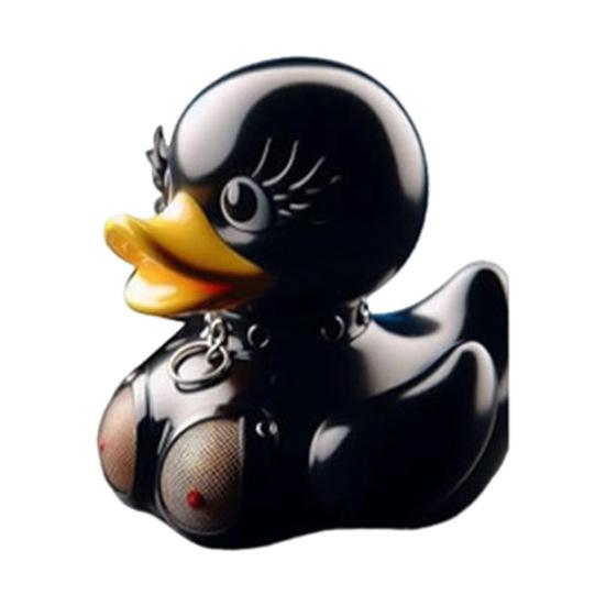 Gotische Entenfigur Punk Deathrock Satanisch Schwarze Ente Harzstatue Skulptur Heim Büro Schreibtisch F von Joom DACH