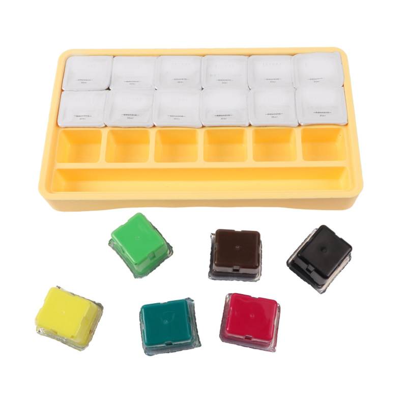 Gouache-Farben-Set Mehrzweck-Geleebecher-Design 18 Farben 30 ml Gouache-Aquarellfarbe für Künstler Gouache-Farben-Set Mehrzweck-Geleebecher-Design 18 Farben 30 ml Gouache-Aquarellfarbe für Künstler von Joom DACH