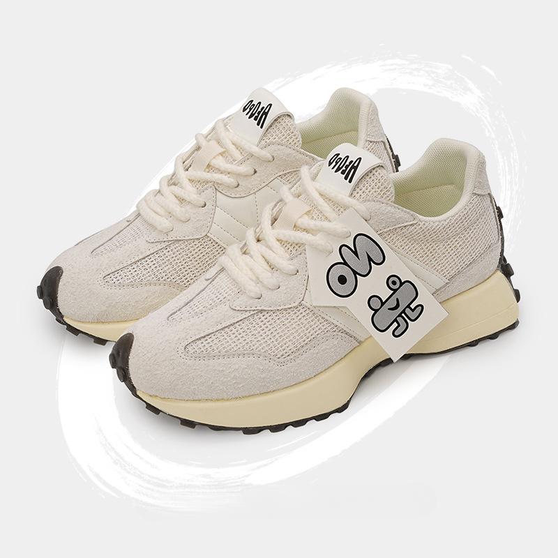 Graffiti Plattform Dad Schuhe Damen Höhenerhöhend Atmungsaktiv All-Matching Sneaker Damen Frühling und Sommer Neue Freizeitschuhe Gutaussehend 44 von Joom DACH