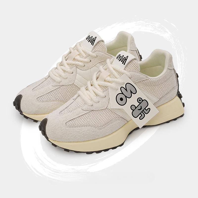 Graffiti Plattform Dad Schuhe Damen Höhenerhöhend Atmungsaktiv All-Matching Sneaker Damen Frühling und Sommer Neue Freizeitschuhe Gutaussehend 44 von Joom DACH