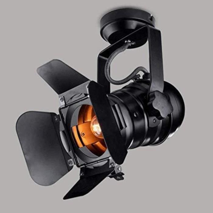 Große Größe L31 * B17 * H35cm Industrielle Deckenleuchte, E27 Metall Verstellbare Deckenleuchte, Industrielle Deckenleuchte Leuchte von Joom DACH