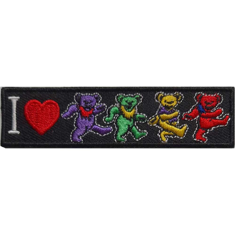 Grateful Dead I Love Bears Aufnäher zum Aufbügeln One Size schwarz Grateful Dead I Love Bears Aufnäher zum Aufbügeln One Size schwarz von Joom DACH