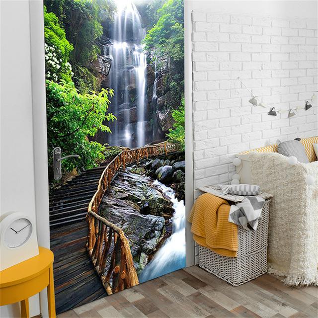 Green Forest Bridge Selbstklebende Türtapete 3D PVC Home Decor Aufkleber Strand Sonne Landschaft Poster Wandbild Wandtattoo deursticker 1 Green Forest Bridge Selbstklebende Türtapete 3D PVC Home Decor Aufkleber Strand Sonne Landschaft Poster Wandbild Wandtattoo deursticker 1 von Joom DACH