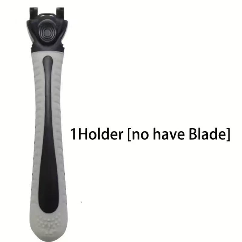Grenzüberschreitender manueller 6-Schicht-Rasierer für Herren für eine sanfte Rasur 1 Handles von Joom DACH