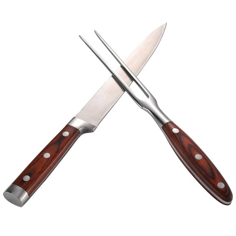 Grill Gabel Werkzeug Set Messer Edelstahl Grill Tranchiergabel Und Messer Set von Joom DACH