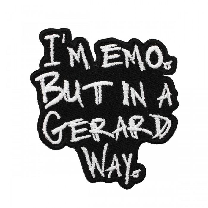Grindstore I`m Emo But In A Gerard Way Patch One Size schwarz von Joom DACH