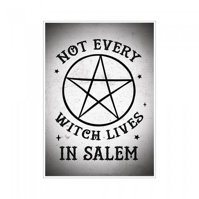 Grindstore Mini-Poster „Nicht jede Hexe lebt in Salem“. One Size weiß von Joom DACH