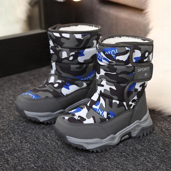 Größe 26–38, warme Winterstiefel für Babys, wasserdichte Schuhe, bequeme rutschfeste Stiefel für Mädchen und Jungen 26 von Joom DACH