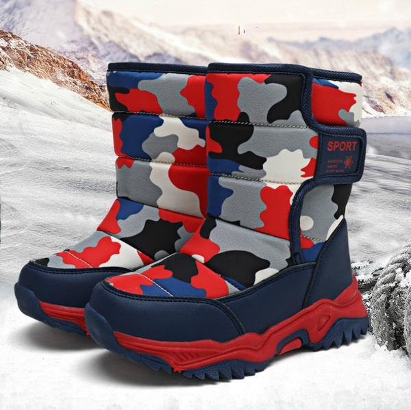 Größe 26–38, warme Winterstiefel für Babys, wasserdichte Schuhe, bequeme rutschfeste Stiefel für Mädchen und Jungen 35 von Joom DACH