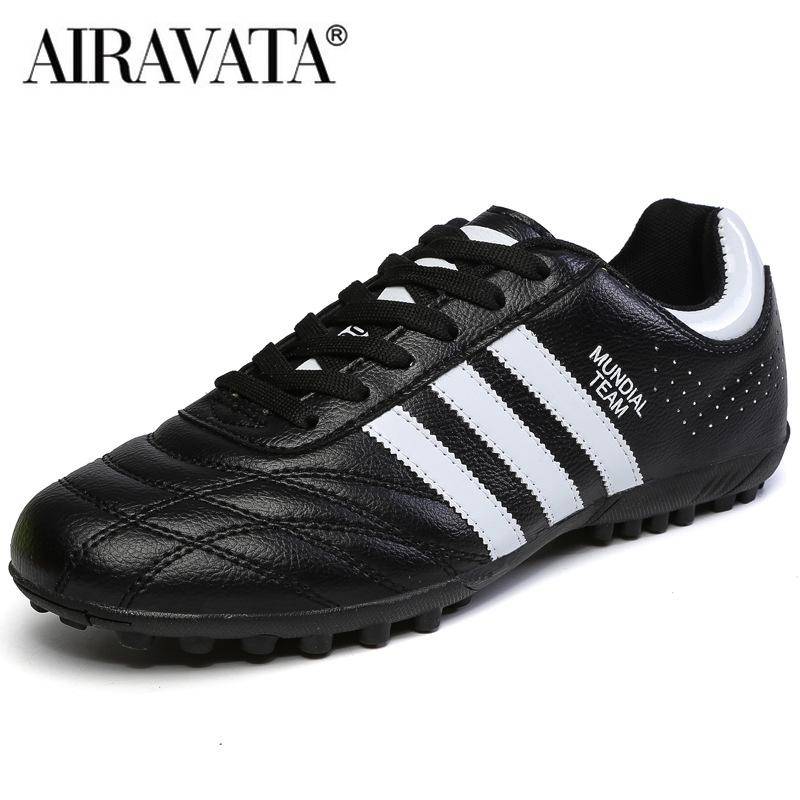 Größe 31-45 Fußball Schuhe Männer Frauen Futsal Fußball Stiefel Jungen Mädchen 43 schwarz von Joom DACH