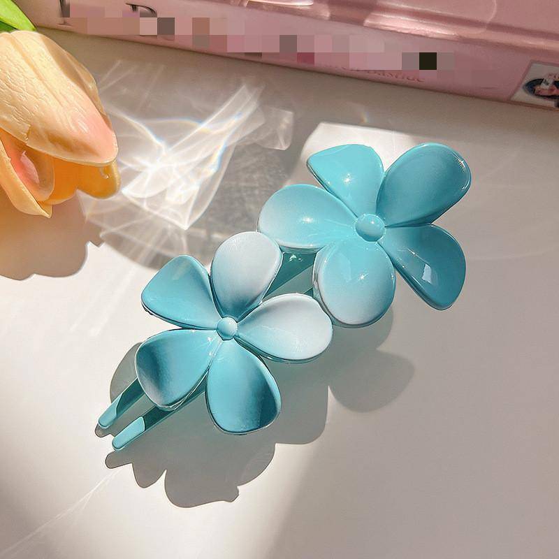 Große Doppel-Schmetterlings-Haarspangen für Damen, Temperament, eleganter Hinterkopf-Pferdeschwanz-Clip, Haarnadel, mattierter Entenschnabel-Clip von Joom DACH