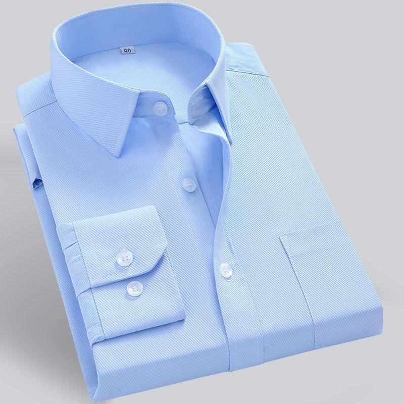 Große Größe Männer Business Casual Langarm Hemd Weiß Blau Schwarz Smart Männlichen Social Kleid 2XL blau Große Größe Männer Business Casual Langarm Hemd Weiß Blau Schwarz Smart Männlichen Social Kleid 2XL blau von Joom DACH