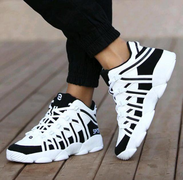 Große Größe Pu Leder Herren Laufschuhe Männer Weiße Sportschuhe Frauen Sportschuhe Für Männer Turnschuhe Rot Korb Walk Gme -0105 5 von Joom DACH