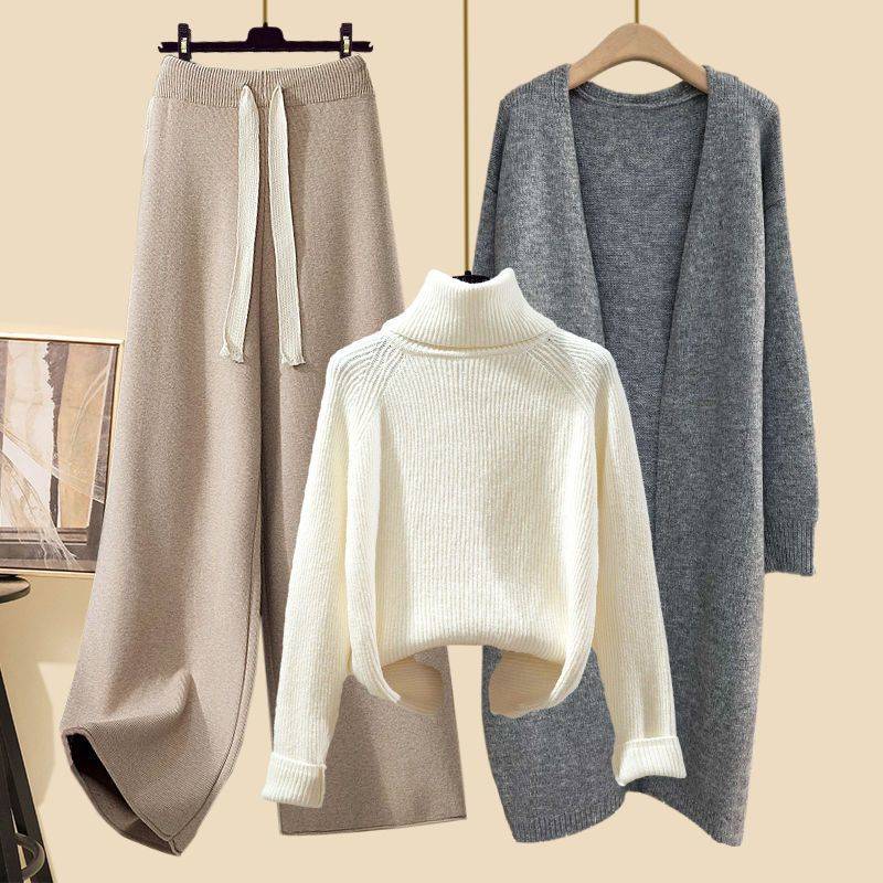 Große Größe Winter Frauen Anzug Damen Strickjacke Pullover Hose Drei Stück Büro Casual Anzug L Große Größe Winter Frauen Anzug Damen Strickjacke Pullover Hose Drei Stück Büro Casual Anzug L von Joom DACH