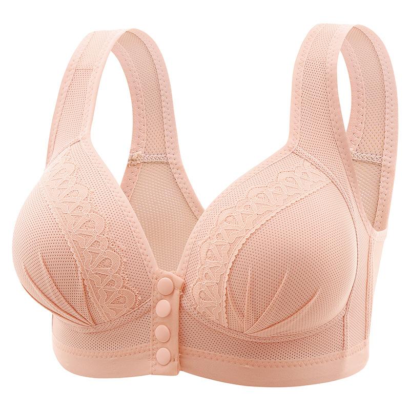 Große Größe ohne Stahlring Stillen Mama Push-Up Schöner Rücken Unterwäsche Dünnschliff Atmungsaktiv Verstellbar Damen BH 95B von Joom DACH