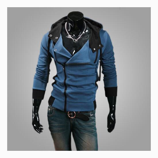 Große Herren-Herbstmode, lässig, Reißverschluss, Strickjacke, Hoodies, lange Ärmel, schlanke Trainingsjacke XL denim-blau Große Herren-Herbstmode, lässig, Reißverschluss, Strickjacke, Hoodies, lange Ärmel, schlanke Trainingsjacke XL denim-blau von Joom DACH