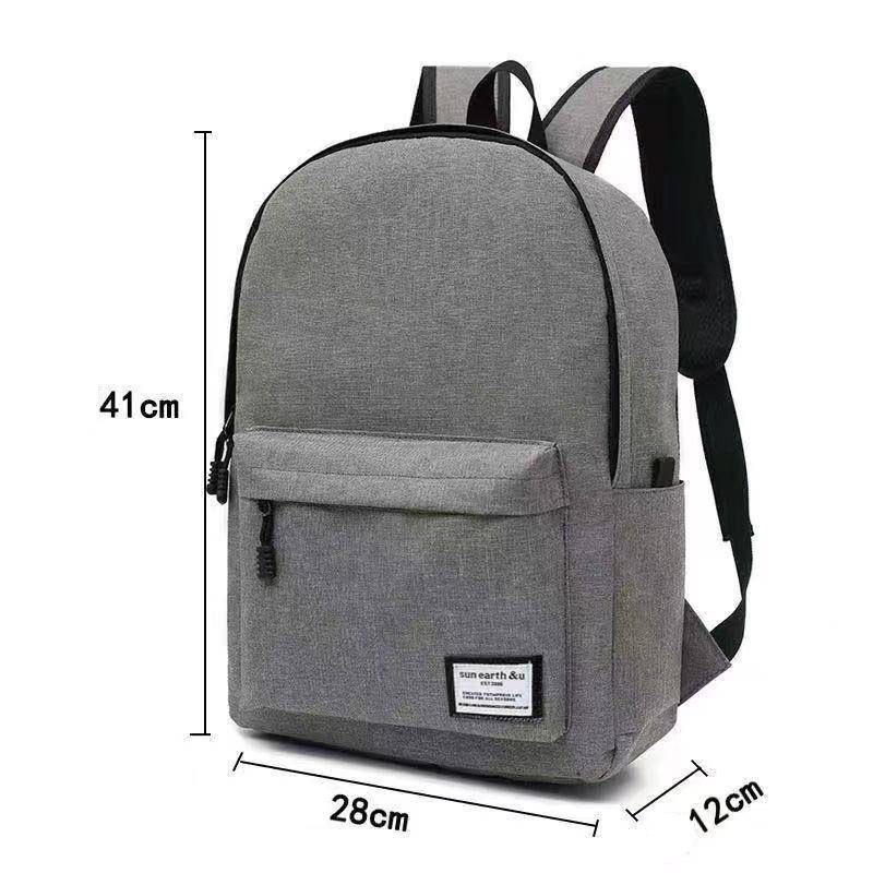 Große Kapazität Einfacher Rückenschutz Leichte Schultasche Teenager Kinder Schultasche Grundschule Teenager Rucksäcke Reisetasche 33*41*13cm grau von Joom DACH