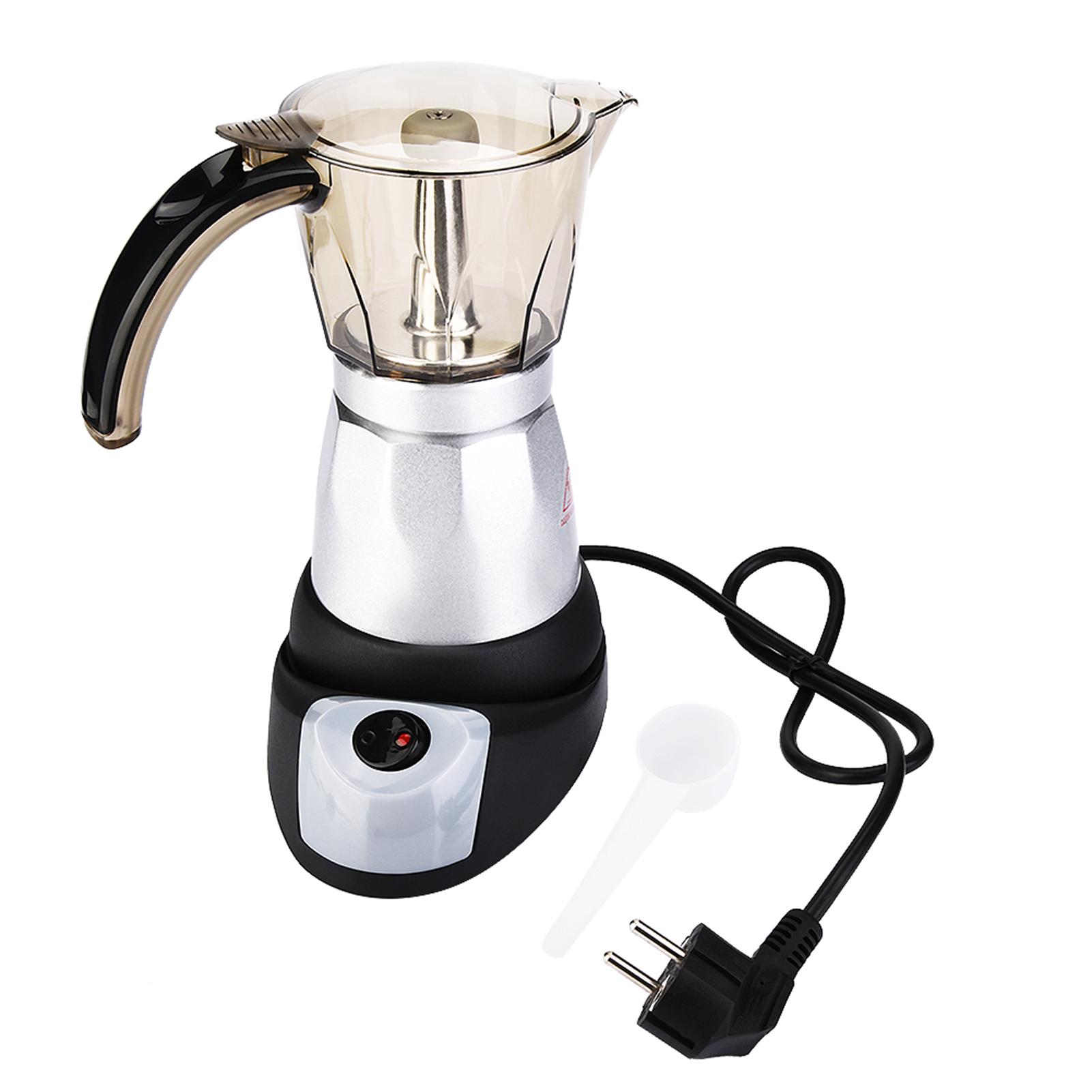 Große Kapazität Elektrische Moka Topf Herdplatte Espresso Kaffee Maker Kaffee Perkolator 300ml von Joom DACH