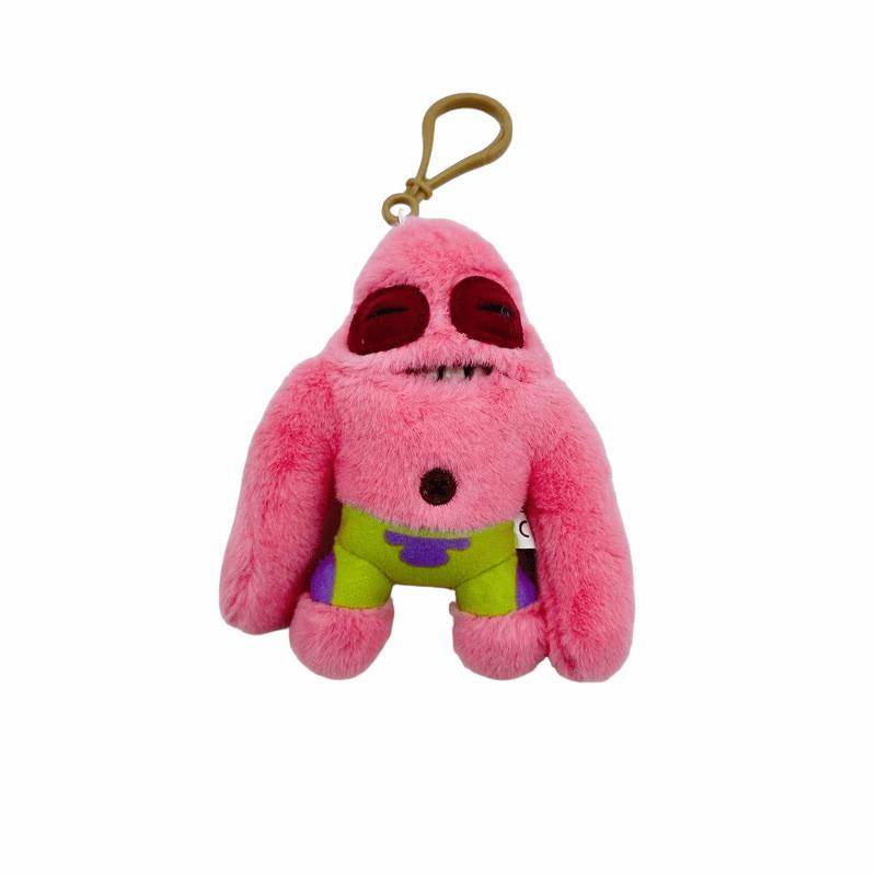 Großer Fuggler Zähne Monster Plüsch Schlüsselanhänger Spielzeug Cartoon Design Kinder Verwendung Geschenk Violett von Joom DACH
