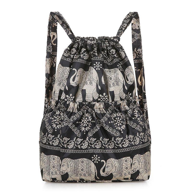 Großer Strahl Faltbarer Leichter Rucksack Damen Reiserucksack Student Freizeitrucksack Einkaufstasche Damen von Joom DACH