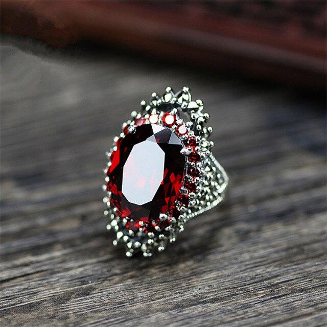 Großer ovaler Stein Ehering Charme männlich weiblich großer rubinroter Ring Vintage 925 Sterling Silber Verlobungsringe für Männer und Frauen 12 rubinrote Großer ovaler Stein Ehering Charme männlich weiblich großer rubinroter Ring Vintage 925 Sterling Silber Verlobungsringe für Männer und Frauen 12 rubinrote von Joom DACH