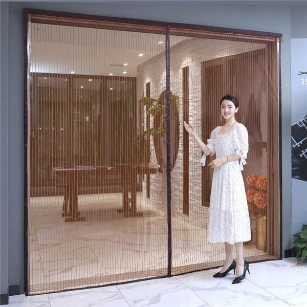 Großes, werkzeugloses magnetisches Moskitonetz, Sommer-Anti-Insekten-Fliegen-Türvorhänge, Netz, automatisch schließender Türbildschirm, magischer Netzbildschirm 160 X 240 CM von Joom DACH