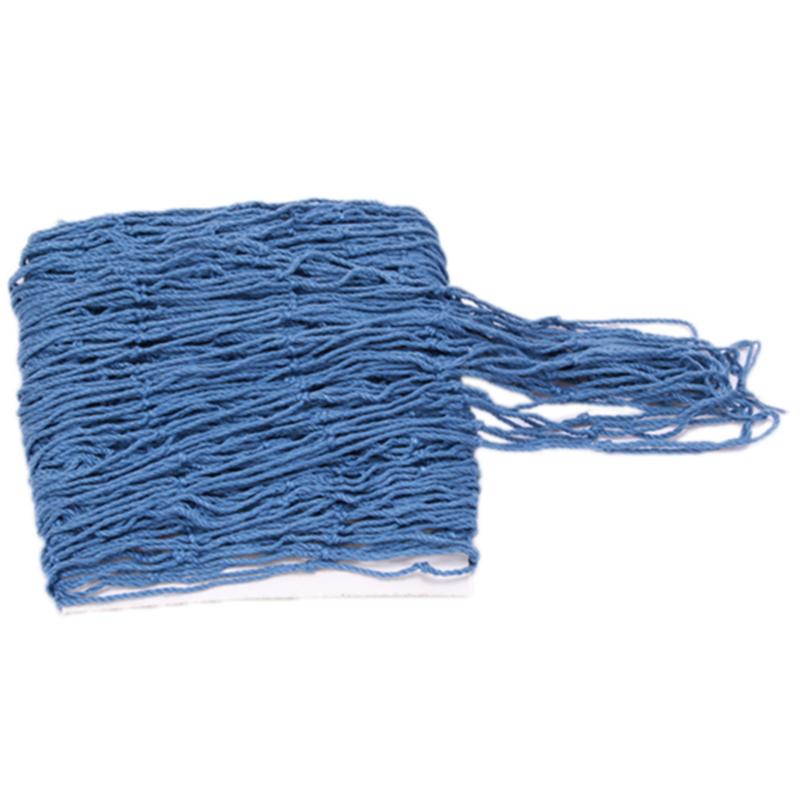 Großes Fischernetz, Heimdekoration, Wandbehang, lustige Wanddekoration im Mittelmeer-Stil blau von Joom DACH