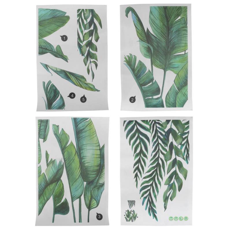 Grüne Pflanzen Muster Wandaufkleber Wandtattoos für Kinder Baby Schlafzimmer Wohnzimmer Büro Dekor von Joom DACH