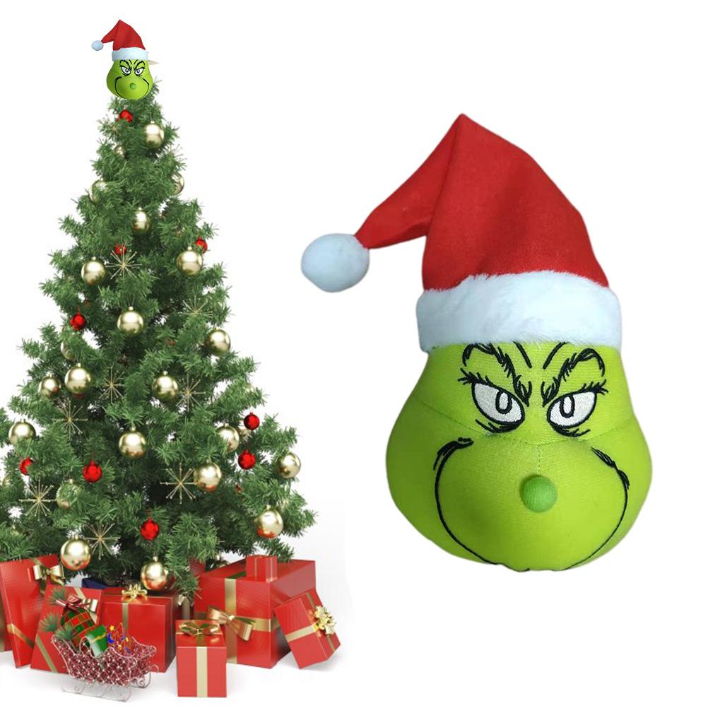 Grünes Haar Monster Weihnachtsbaumschmuck Weihnachtsbaumschmuck Liebliches Weihnachts-Plüschtier von Joom DACH