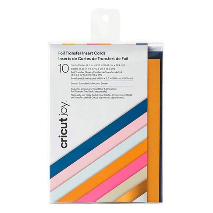 Grußkarten – Cricut – Joy – Karteneinlagen – x10 – Weiß bunt von Joom DACH