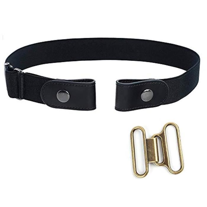 Gürtelschnalle - Chris - V9ZVG - Elastisch - Schwarz - Größe verstellbar bis 48 Zoll von Joom DACH