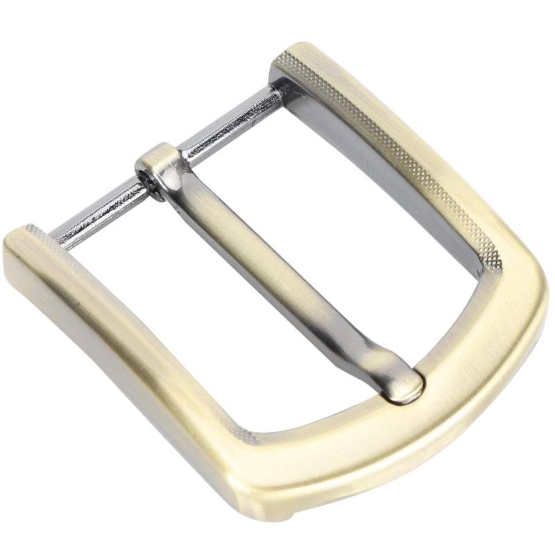 Gürtelschnalle Messing Retro Abnehmbare Single Prong Bund Befestigung Einsteller ZubehörTyp B von Joom DACH