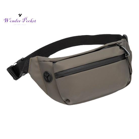 Gürteltasche mit mehreren Taschen, wasserdichtes Oxd-Tuch, Schnellverschluss-Schnalle, verstellbar, für Herren, Gürteltasche, Umhängetasche, Brusttasche khaki von Joom DACH