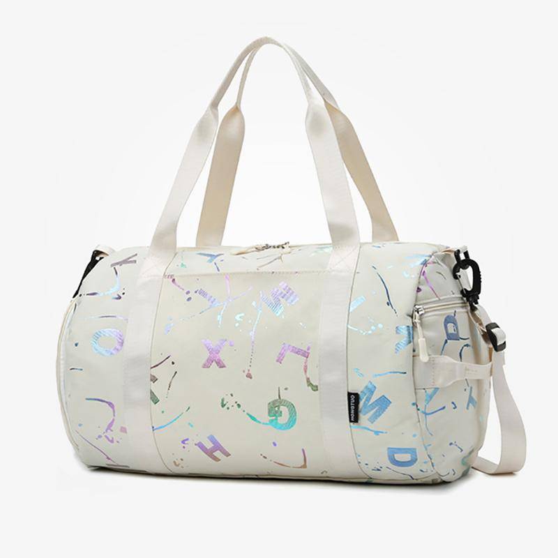 Gym Yoga Sport Dance Tasche Für Mädchen Jungen Graffiti Buchstaben Druck Reise Fitness Schwimmen Trocken Nass Wasserdichte Crossbody Deffle Tasche von Joom DACH