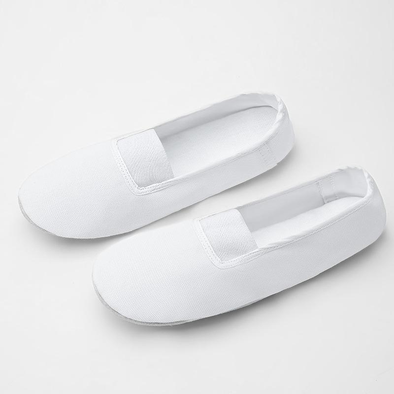 Gymnastikschuhe Herren und Damen Tanzschuhe Tanzschuhe Übungsschuhe Ballettschuhe Yoga Weiche Unterseite Canvas-Laufsohle Weiß 38 von Joom DACH